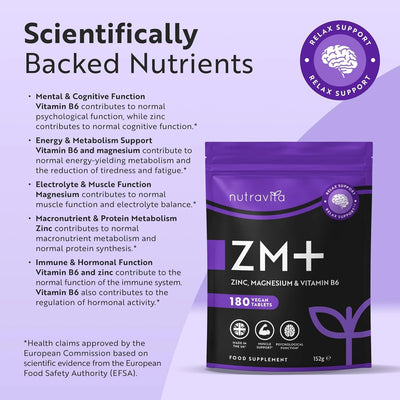 Zinc, Magnesium & Vitamin B6