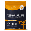Vitamin D3 4000 iu & Vitamin K2 100μg (MK7)