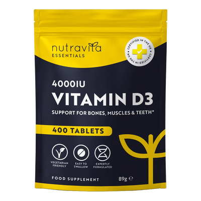 Vitamin D3 4000 IU Essentials 400 Tablets
