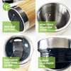 Reusable Coffee Cup - Bamboo & Stainless Steel