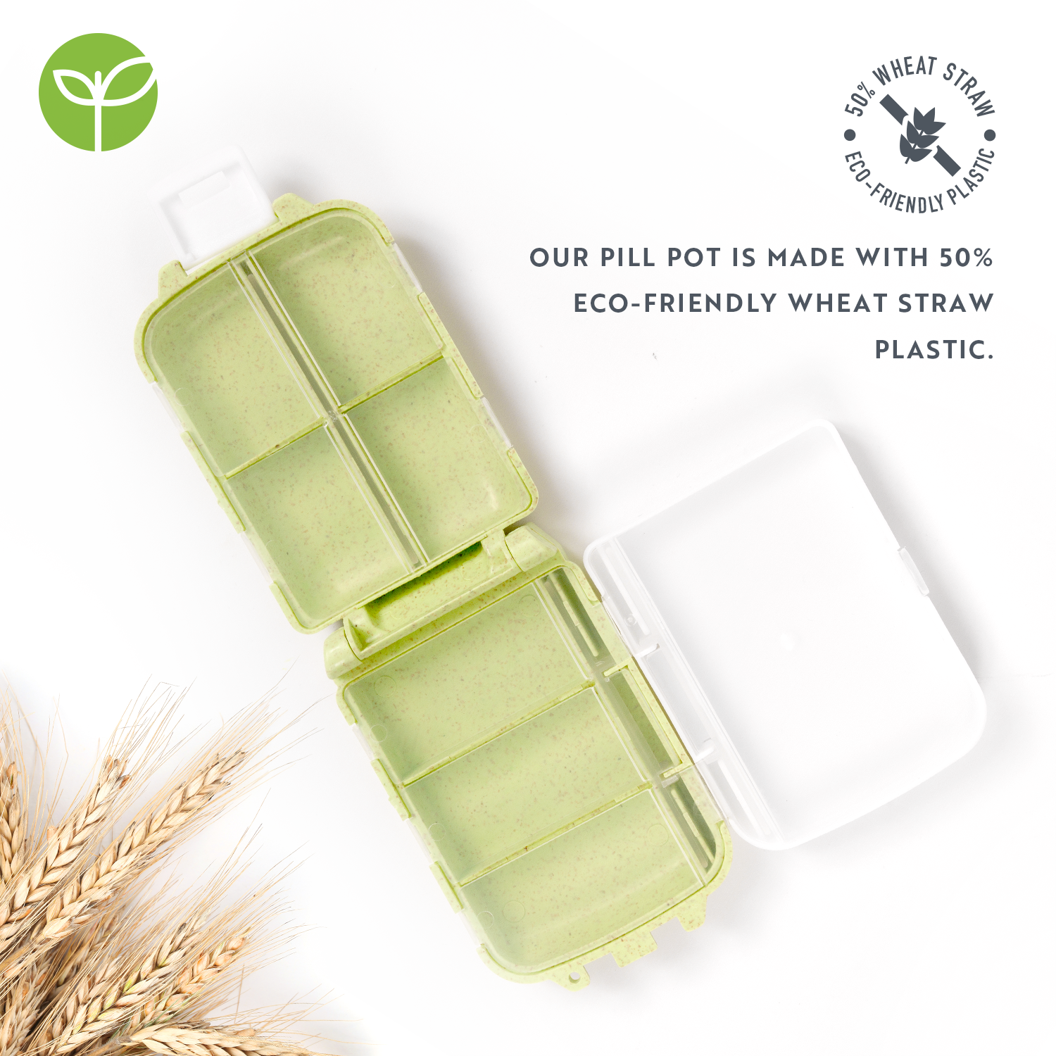 Wheat Straw Pillbox