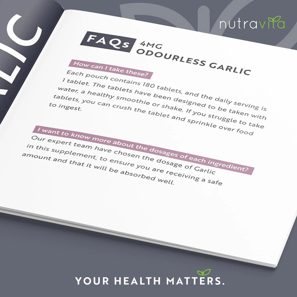 Odourless Garlic Tablets