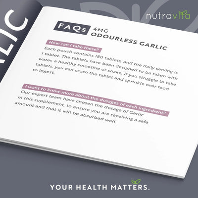 Odourless Garlic Tablets