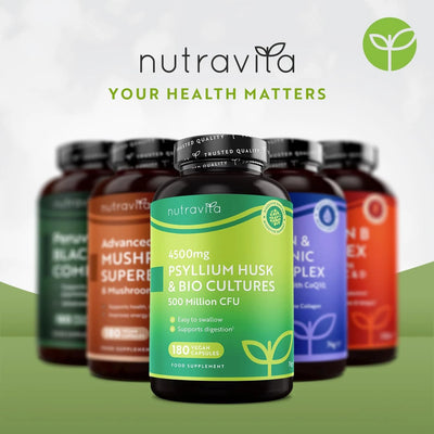 Psyllium Husk 4500mg with 500 Million CFU