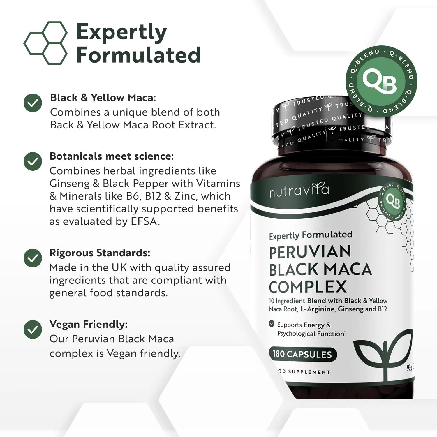 Black Maca Complex 6000mg - 180 Capsules