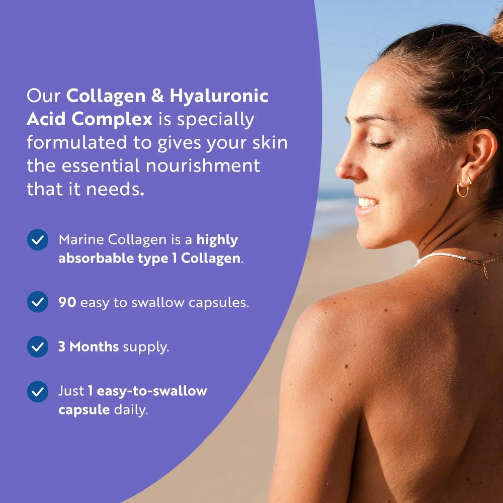 Collagen & Hyaluronic Acid Complex - 90 Capsules