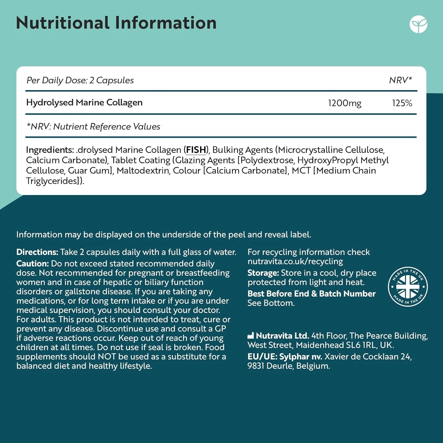 Pure Marine Collagen 1200mg