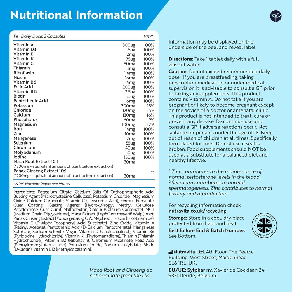 Men's Multivitamins and Minerals