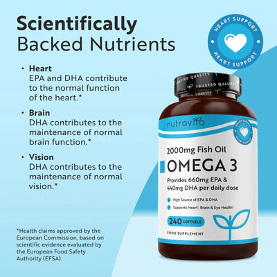 Omega 3 2000mg Pure Fish Oil