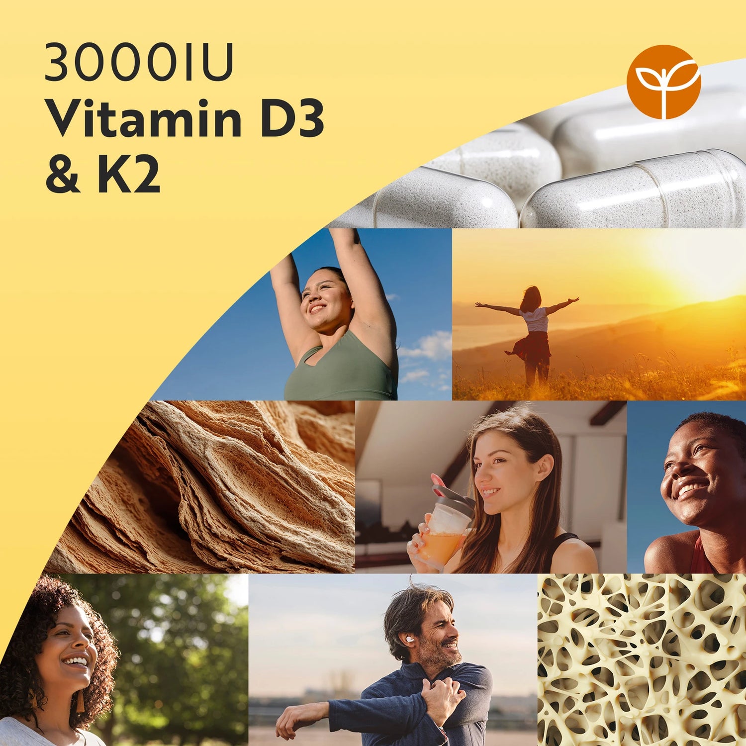 Vitamin D3 with Vitamin K2