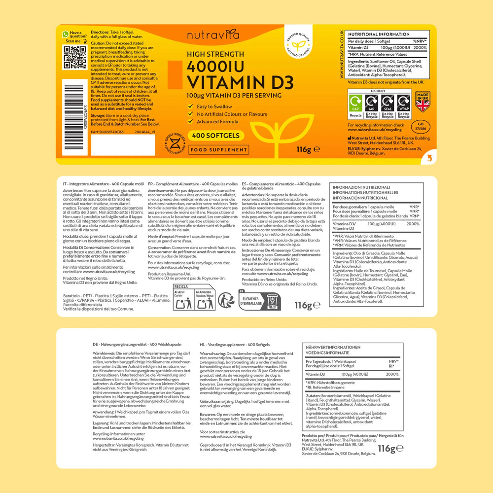 Vitamin D3 4000IU