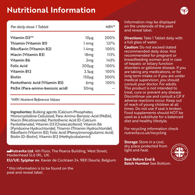 Vitamin B Complex with Vitamin D3