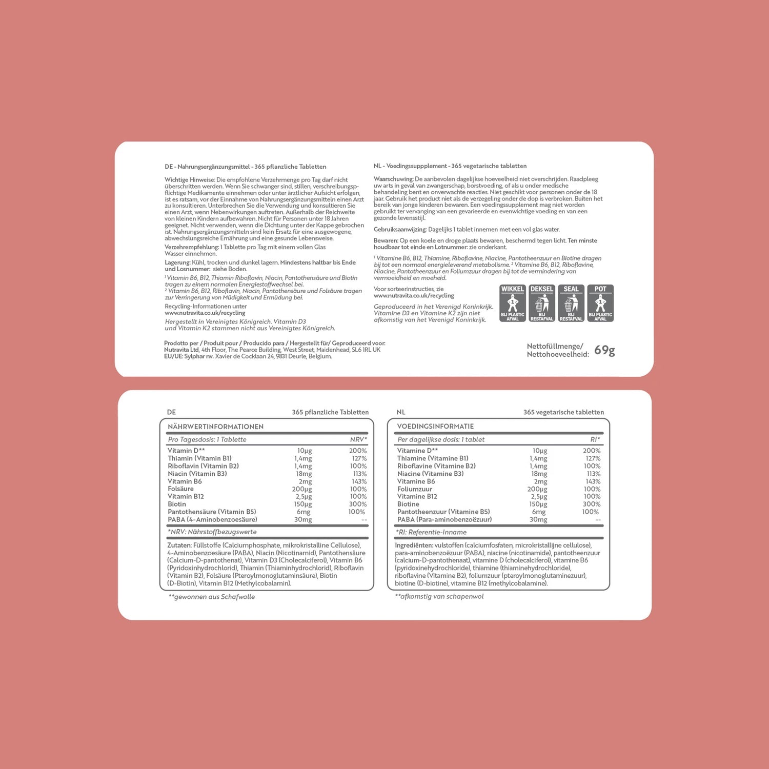 Vitamin B Complex with Vitamin D3