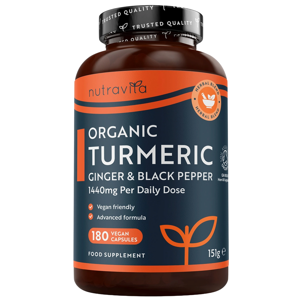 Organic Turmeric with Black Pepper & Ginger