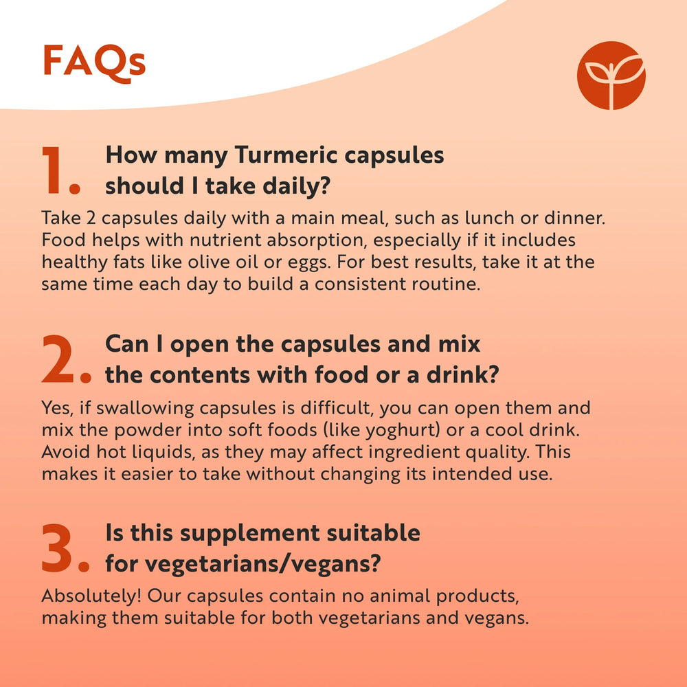 Organic Turmeric with Black Pepper & Ginger