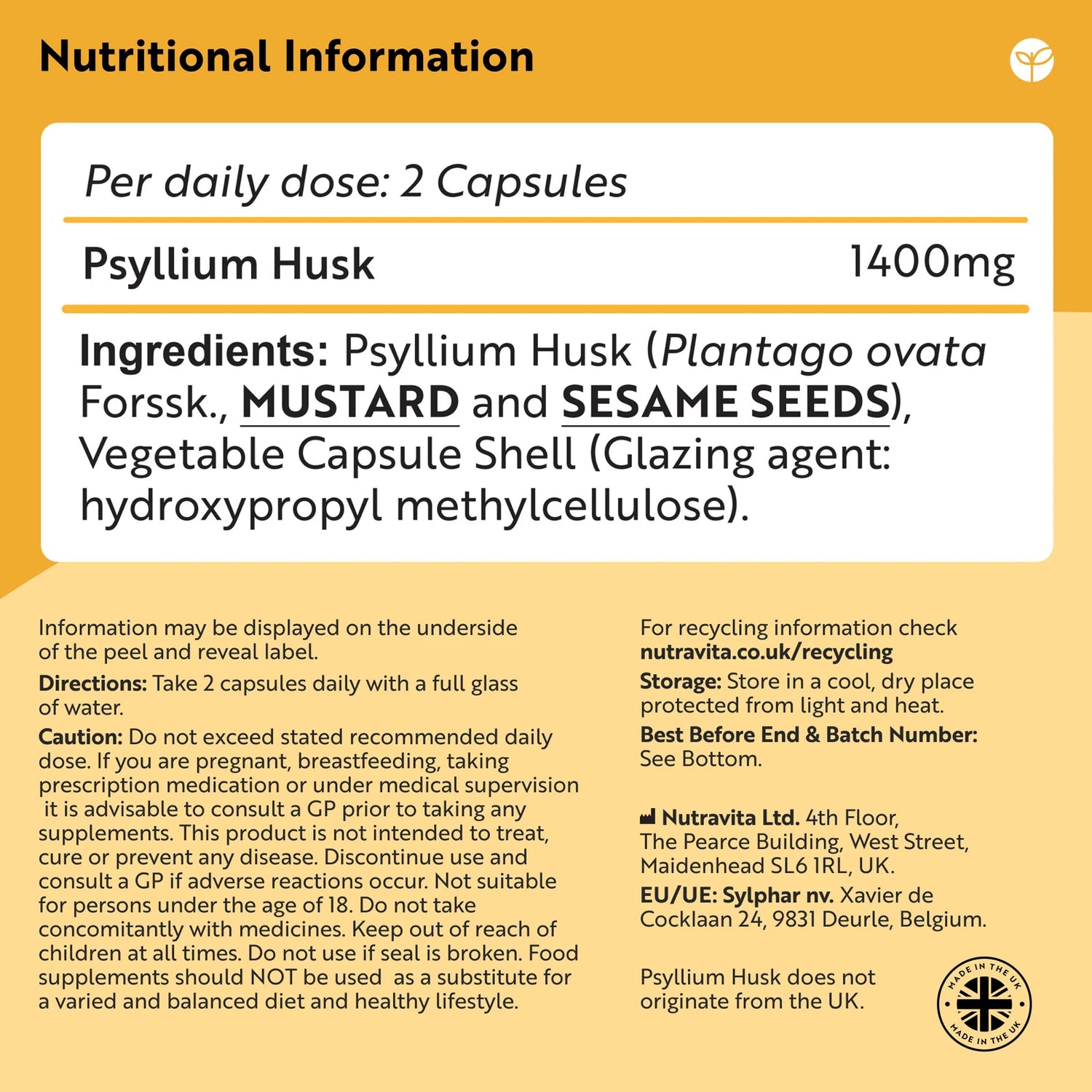 Psyllium Husk Fibre