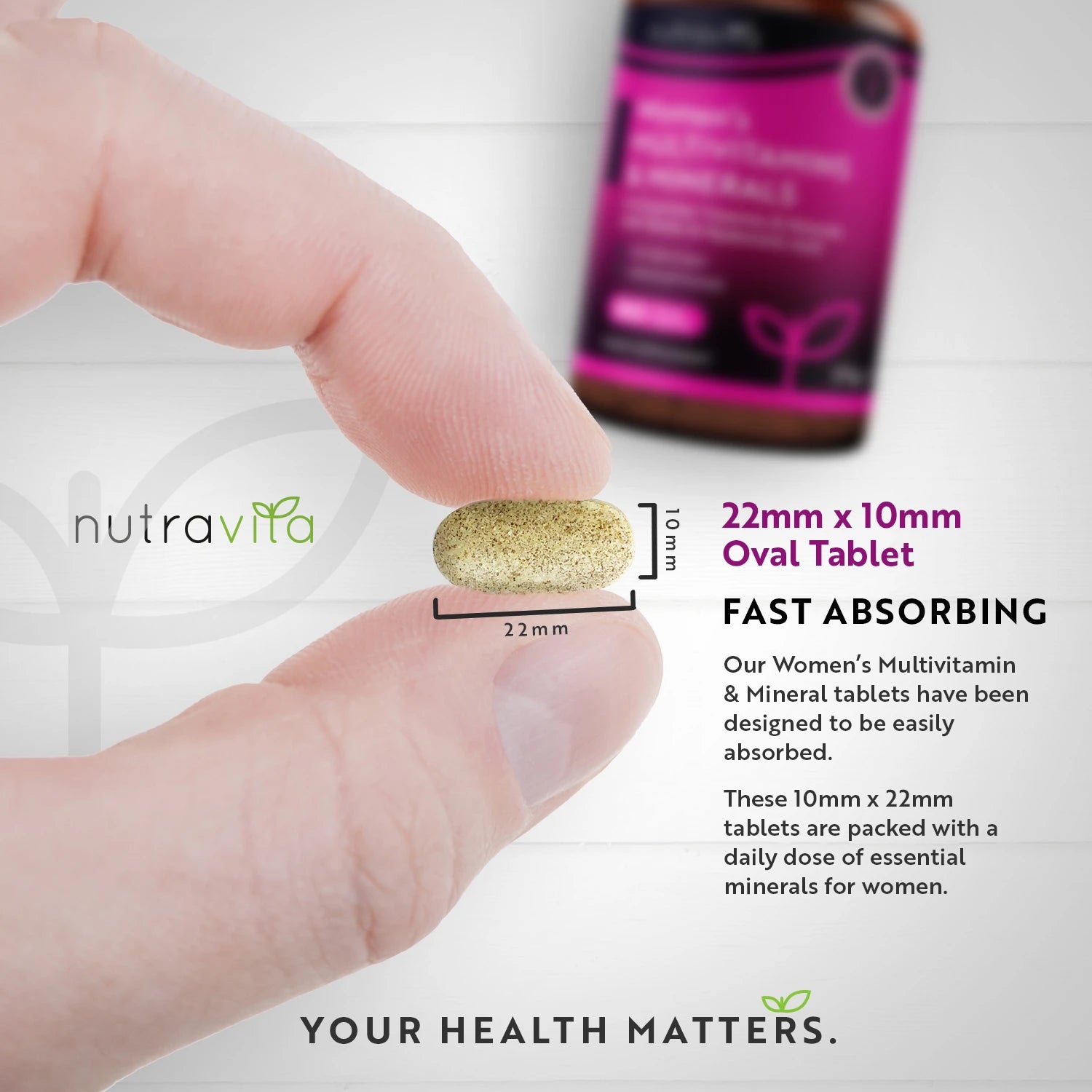 Women's Multivitamins with Biotin and Hyaluronic Acid