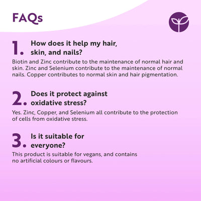 Biotin 12,000ug with Albion™ Zinc, Selenium & Copper 365 Vegan Tablets