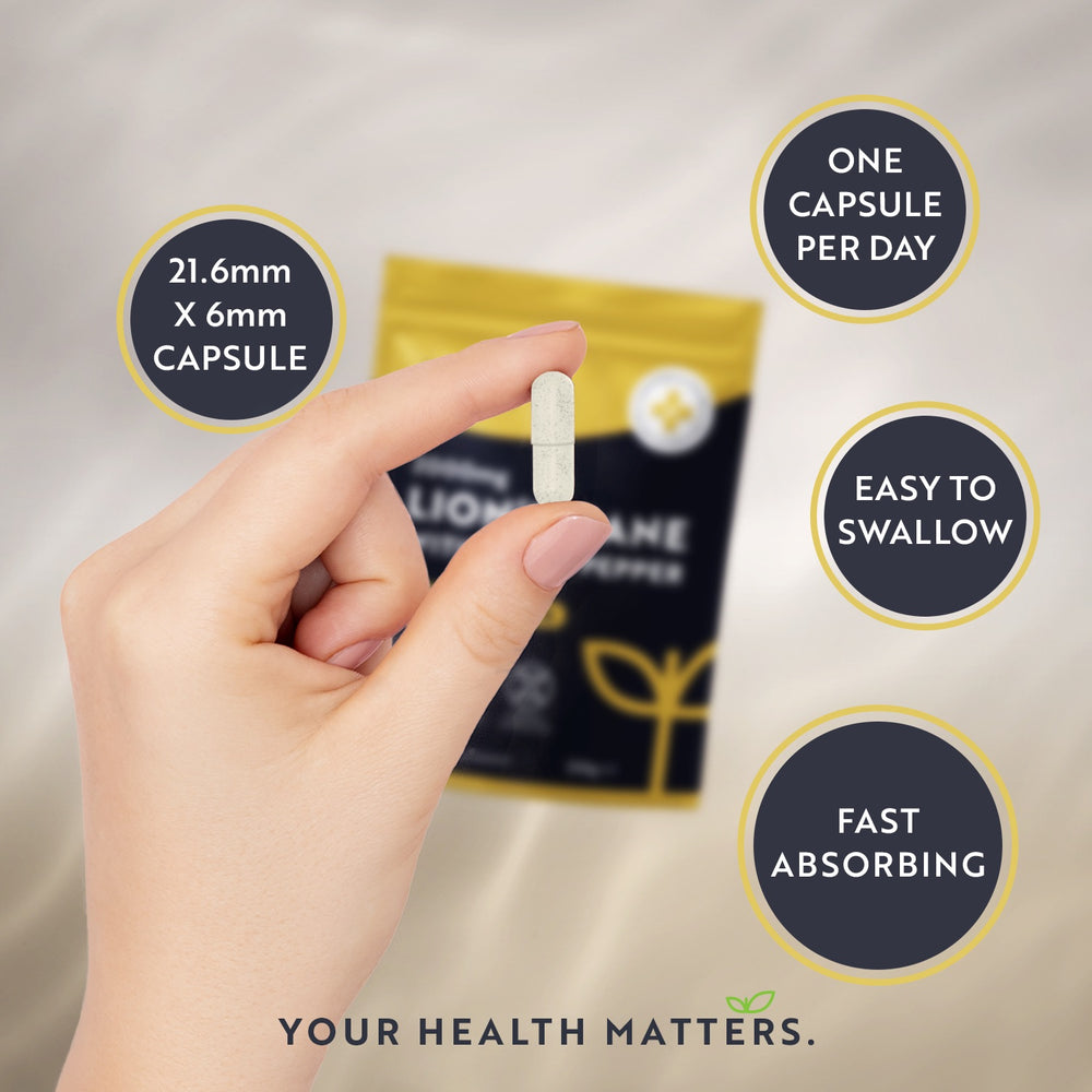 Organic Lions Mane 365 Vegan Capsules