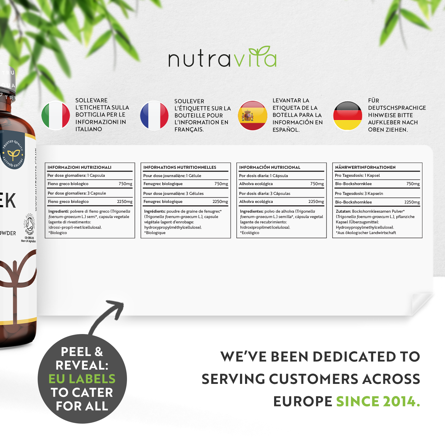 Organic Fenugreek Capsules