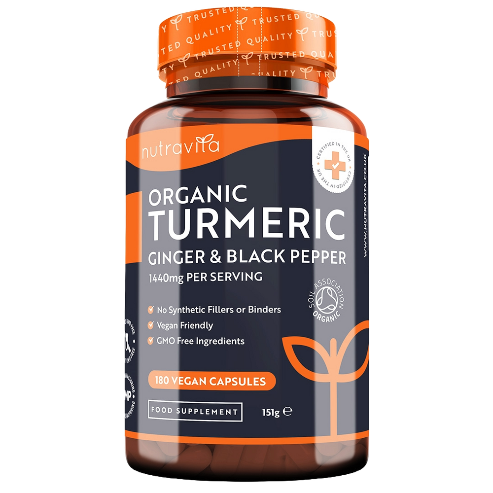 Organic Turmeric with Black Pepper & Ginger