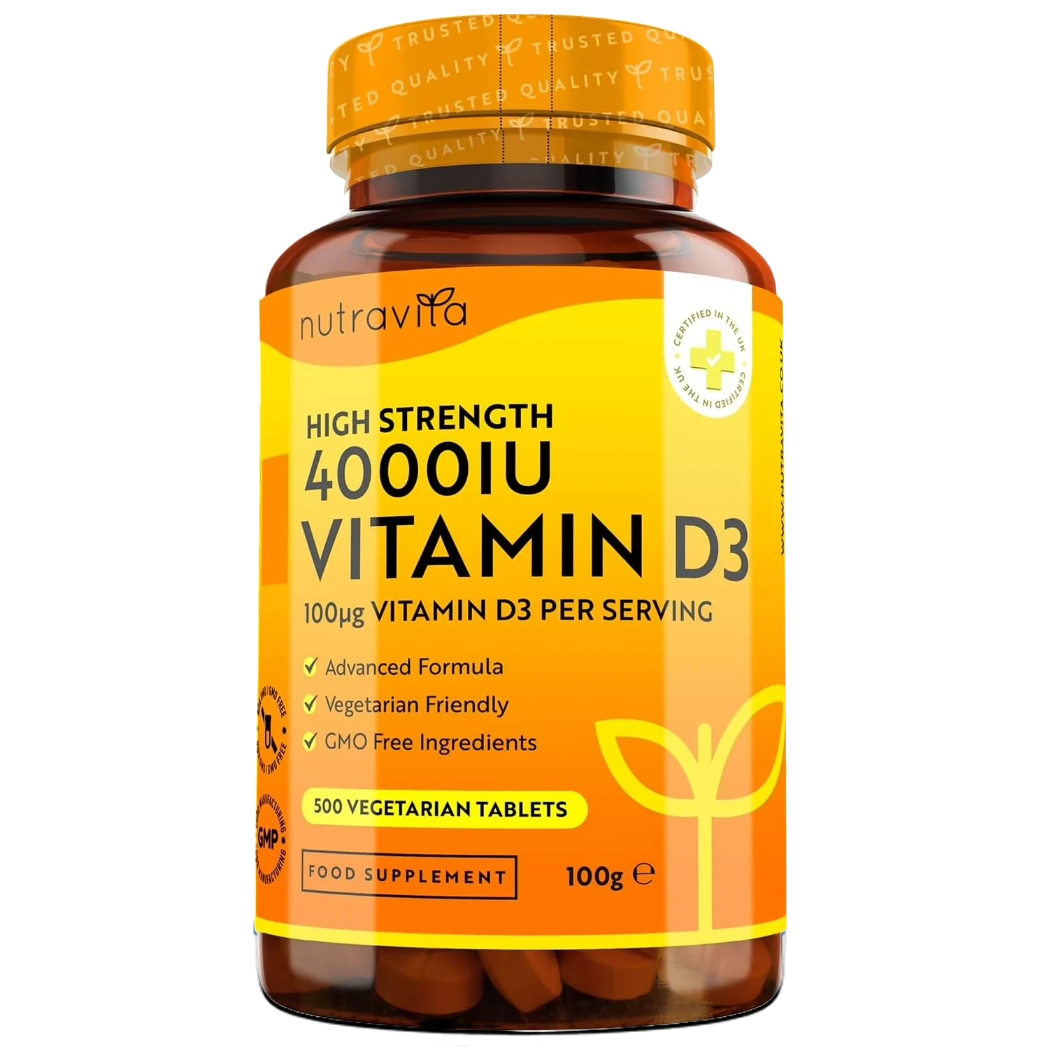 Vitamin D 4000 IU - Max Strength