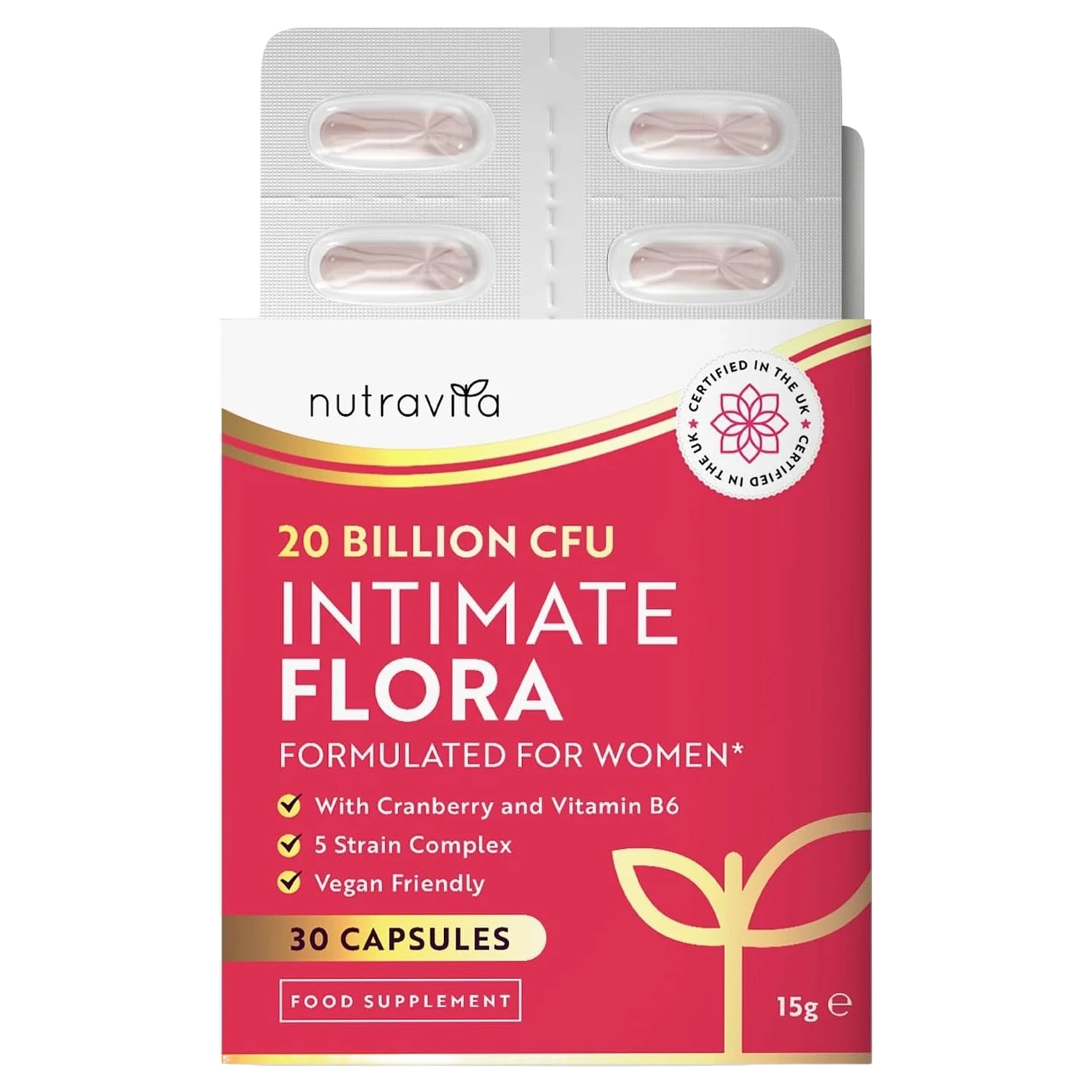 Probiotics for Women - 20 Billion CFU with 5 Live Strains