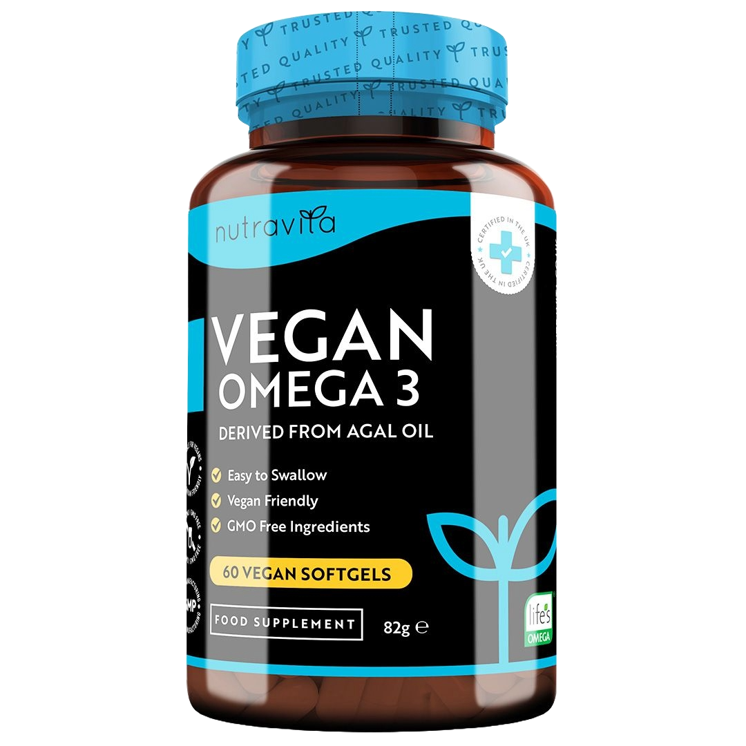 Vegan Omega 3 with 600mg DHA & 300mg EPA