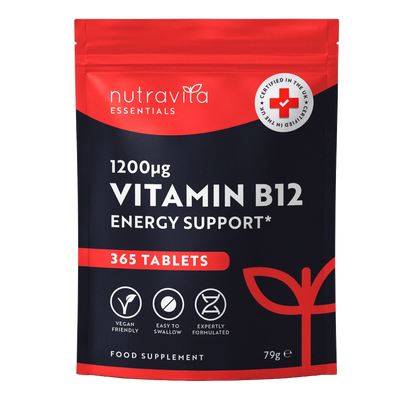 Vitamin B12 1200mcg Essentials 365 Tablets