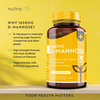 D-Mannose 1650mg High Strength 180 Vegan Capsules