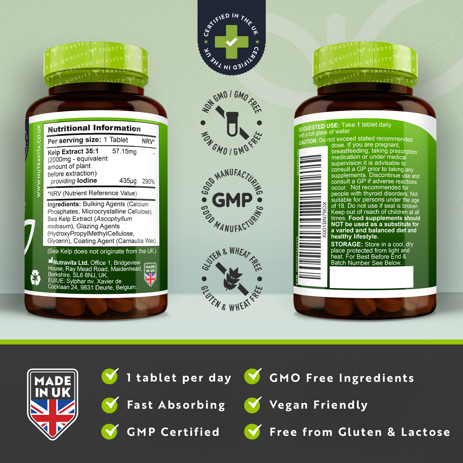 Sea kelp tablets deals