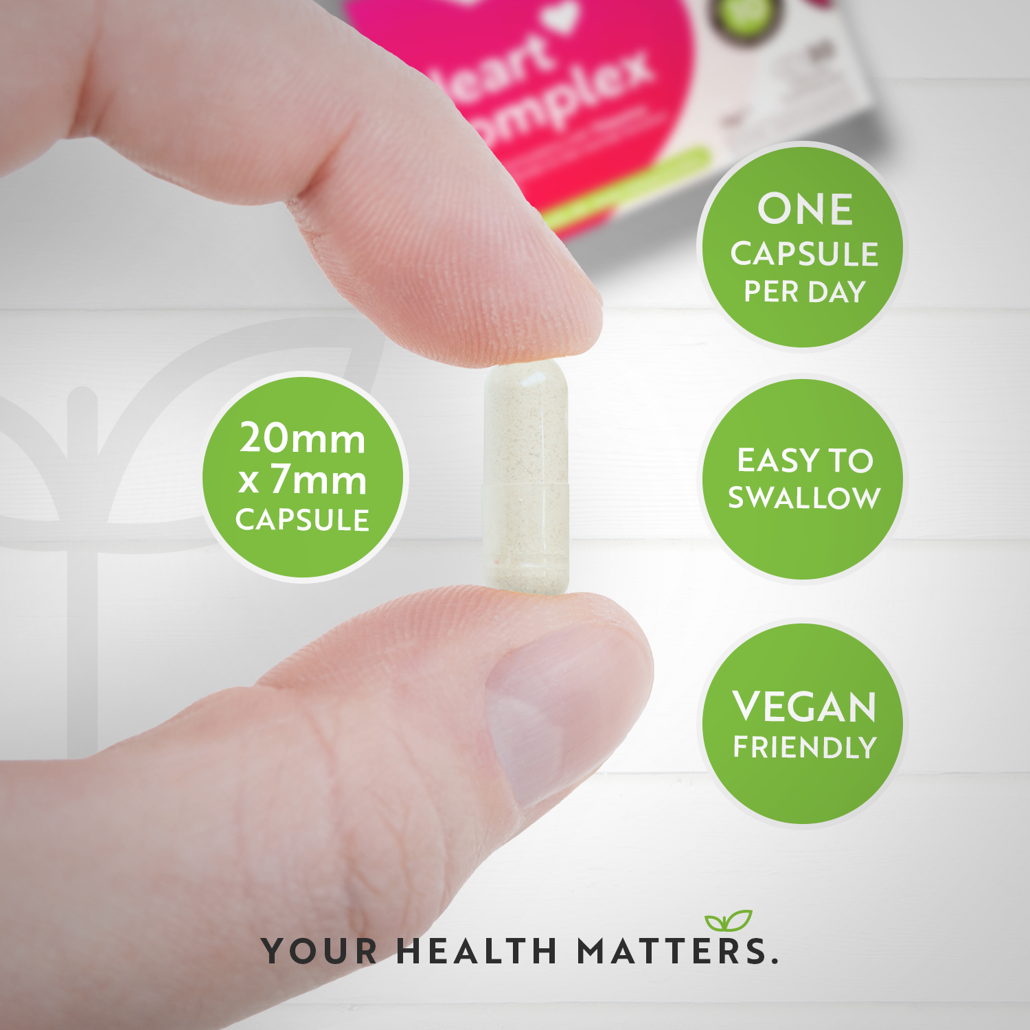 Advanced Heart Complex - 30 Vegan Capsules - 10 Key Ingredients