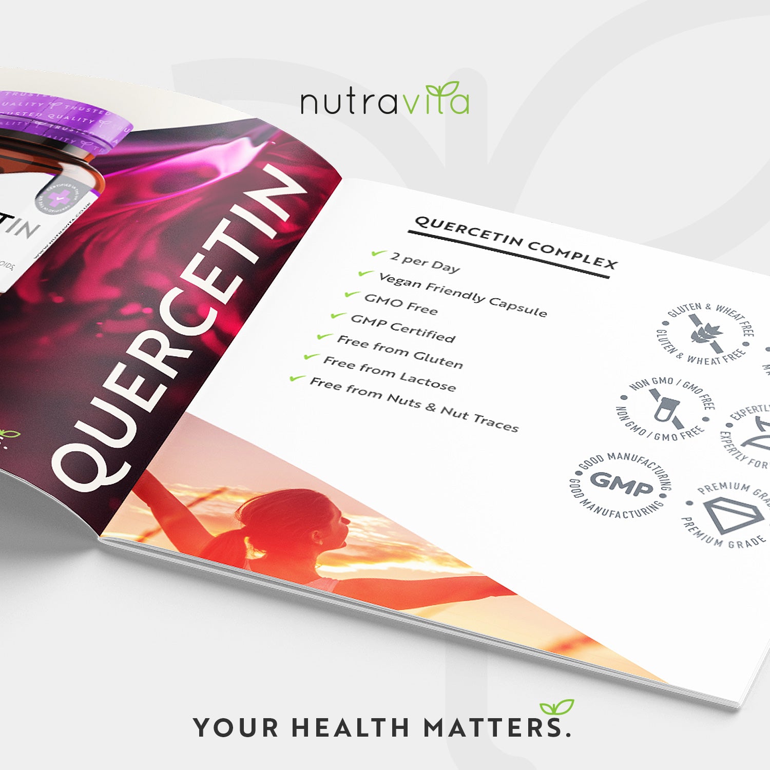 Quercetin Complex with Vitamin C 120 Vegan Capsules