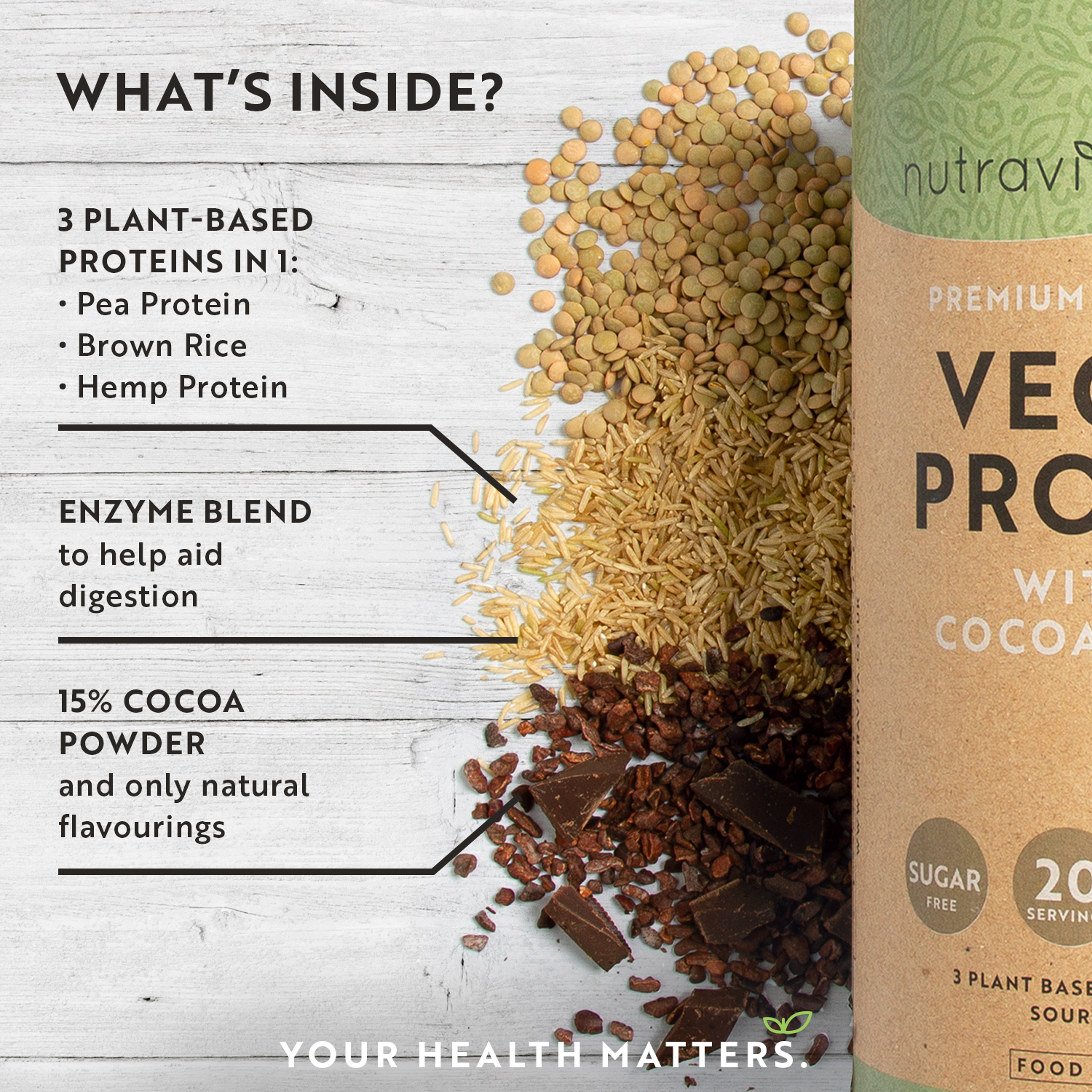 Vegan Chocolate Protein Powder