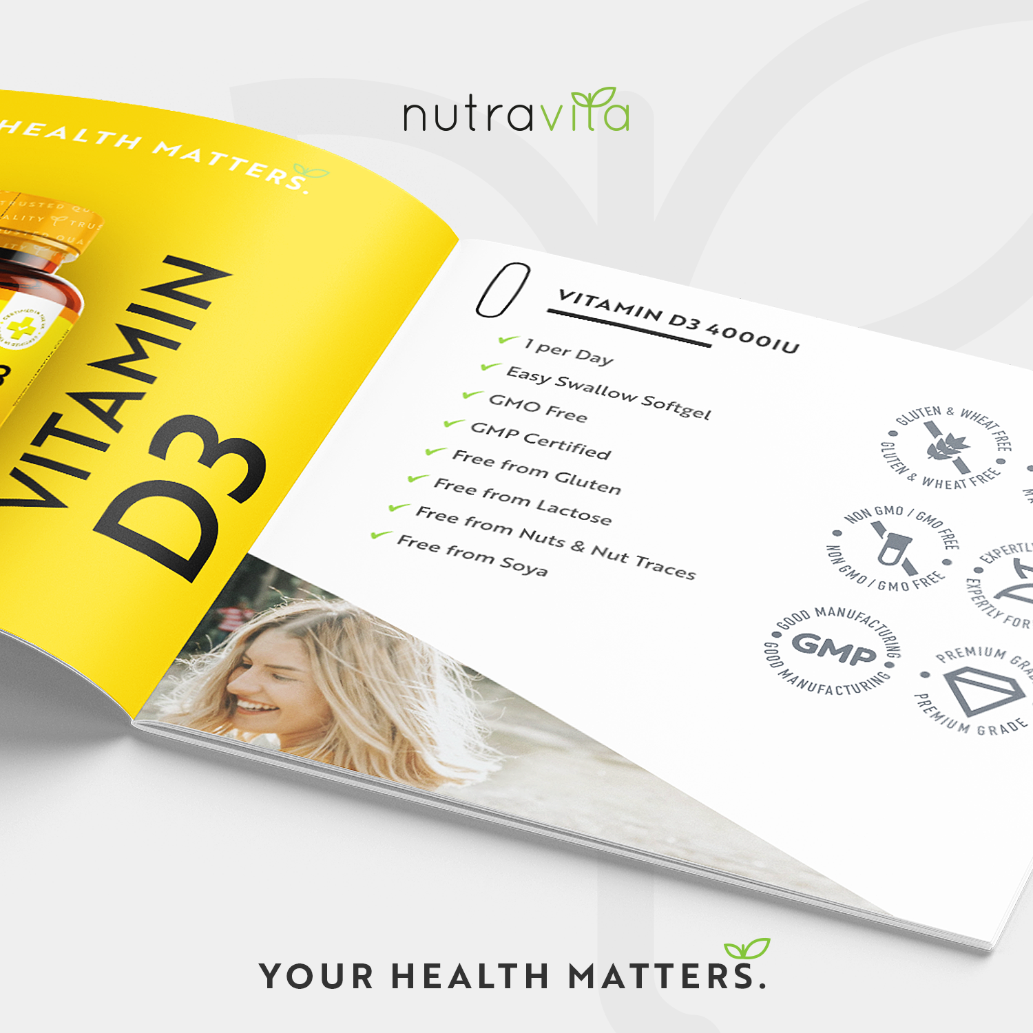 Vitamin D3 4000IU (100ug) Softgels 400 Days Supply