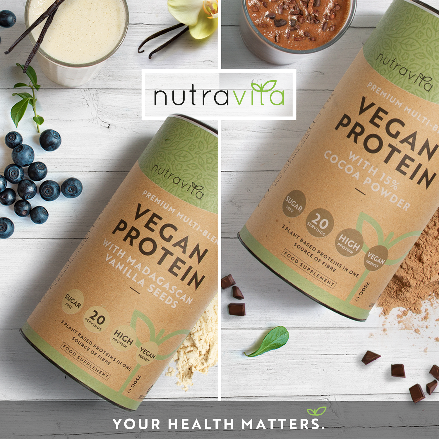 Vegan Chocolate Protein Powder