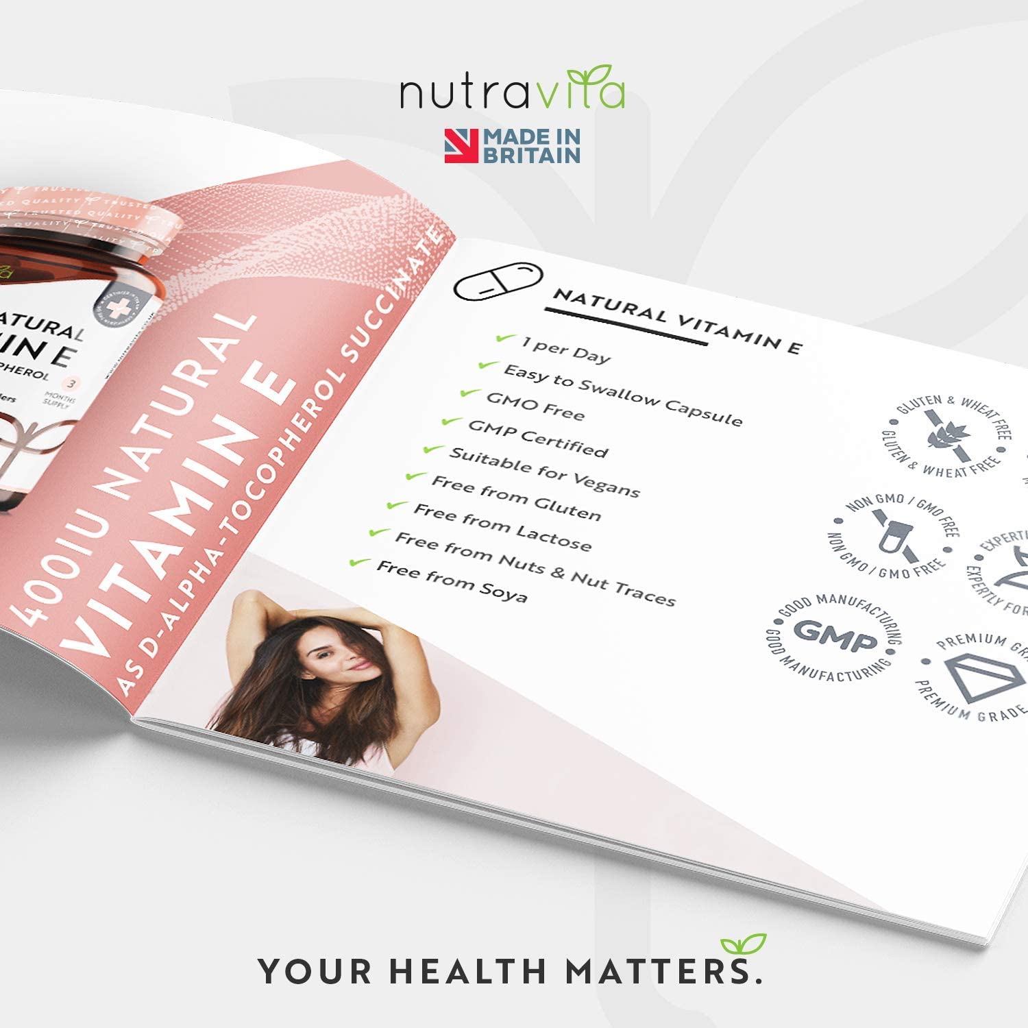 Vitamin E 400IU 90 Vegan Capsules