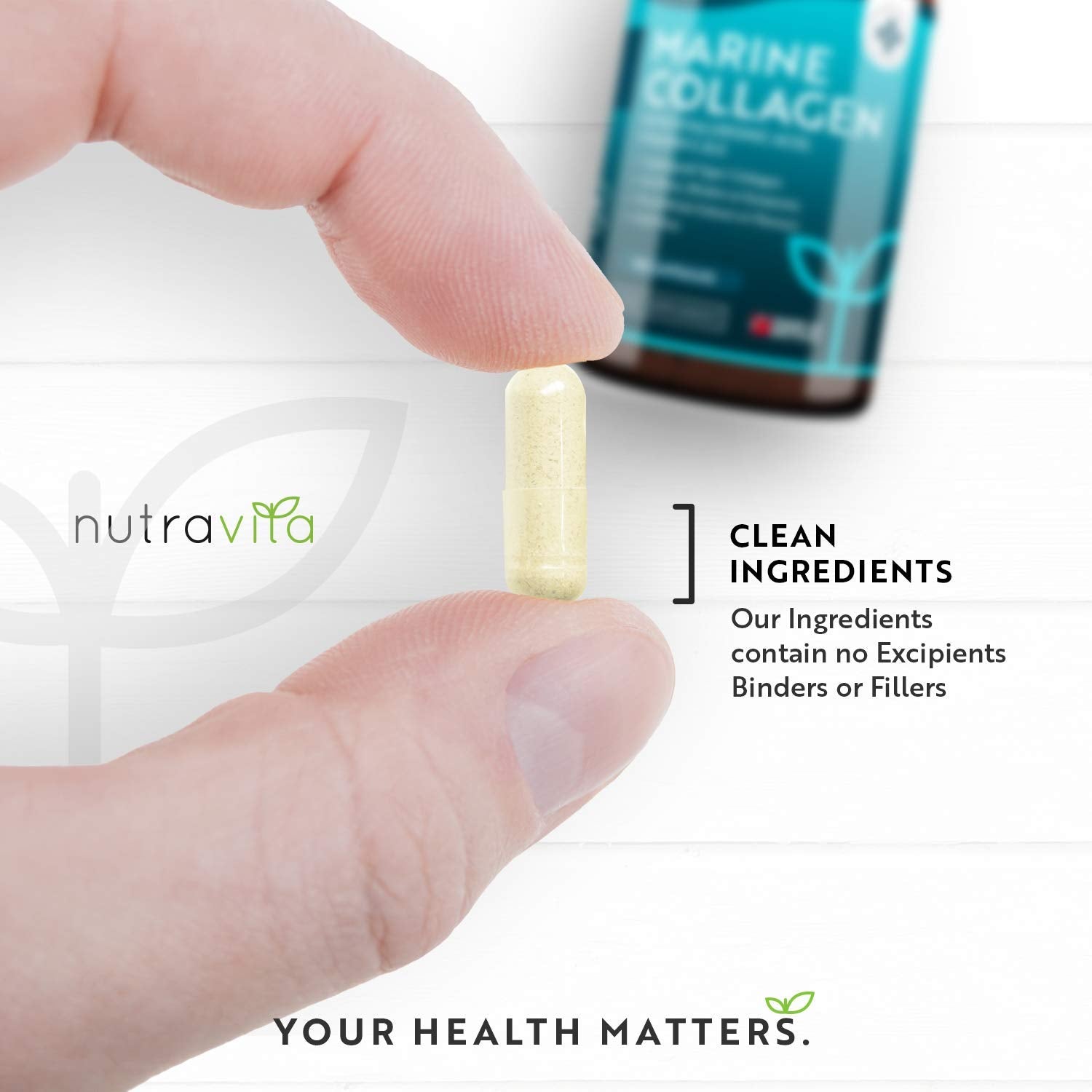 Hydrolysed Marine Collagen with Hyaluronic Acid 1000mg