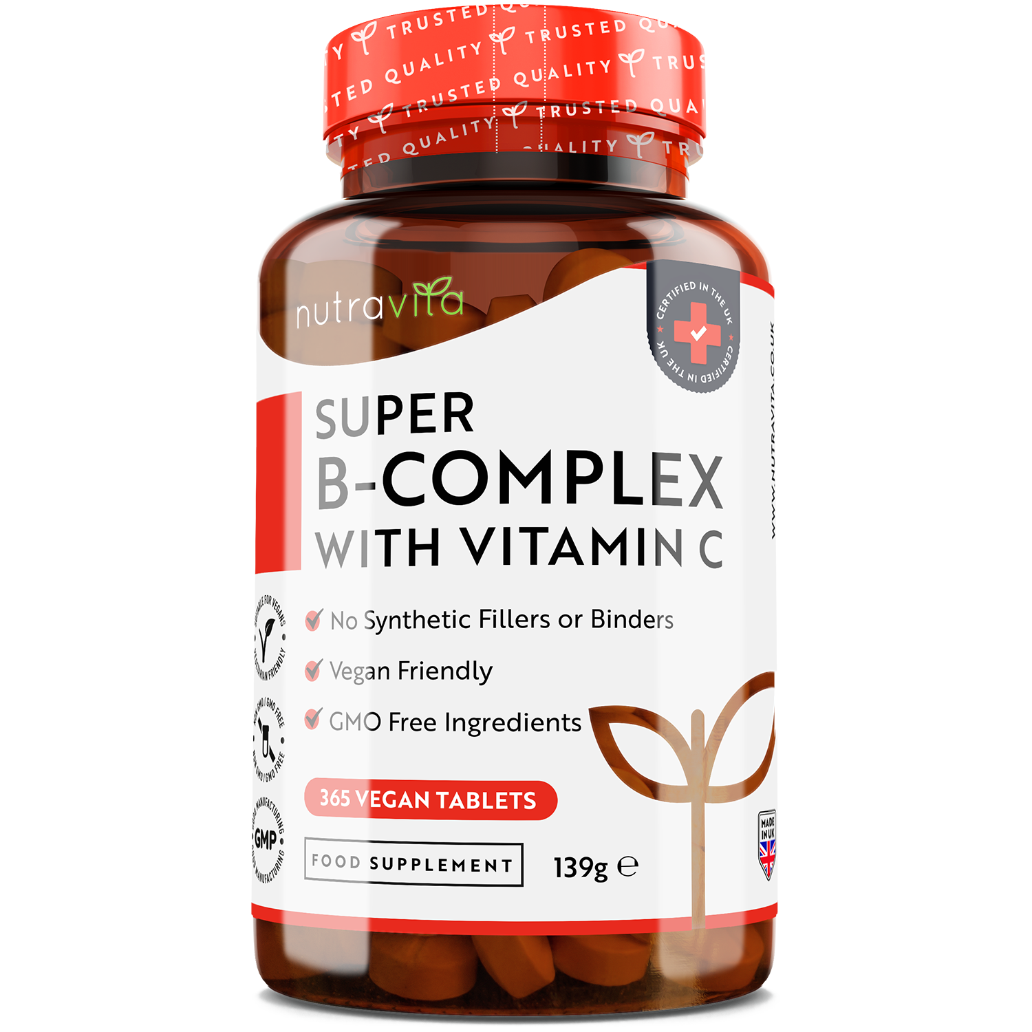 Super Vitamin B Complex 365 Tablets