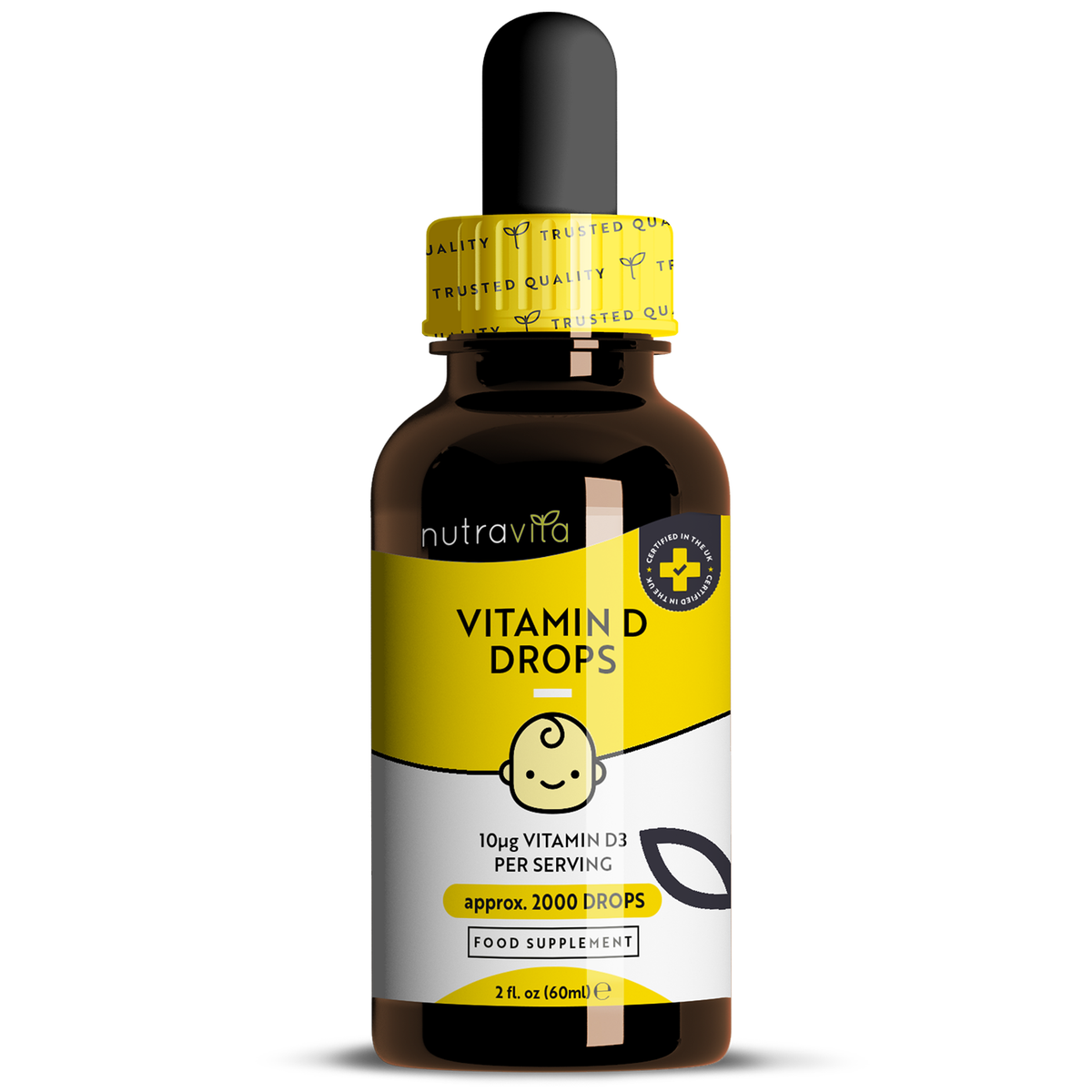 Vitamin D For Children Vitamin D3 Drops Nutravita — Nutravita United Kingdom