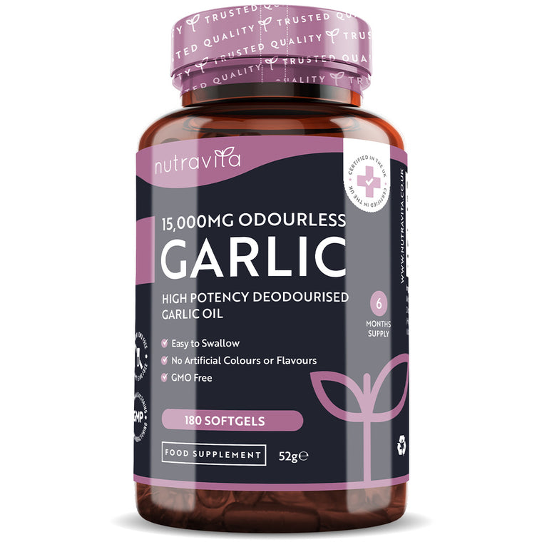 Garlic 180 Soft Gel Capsules 15,000mg