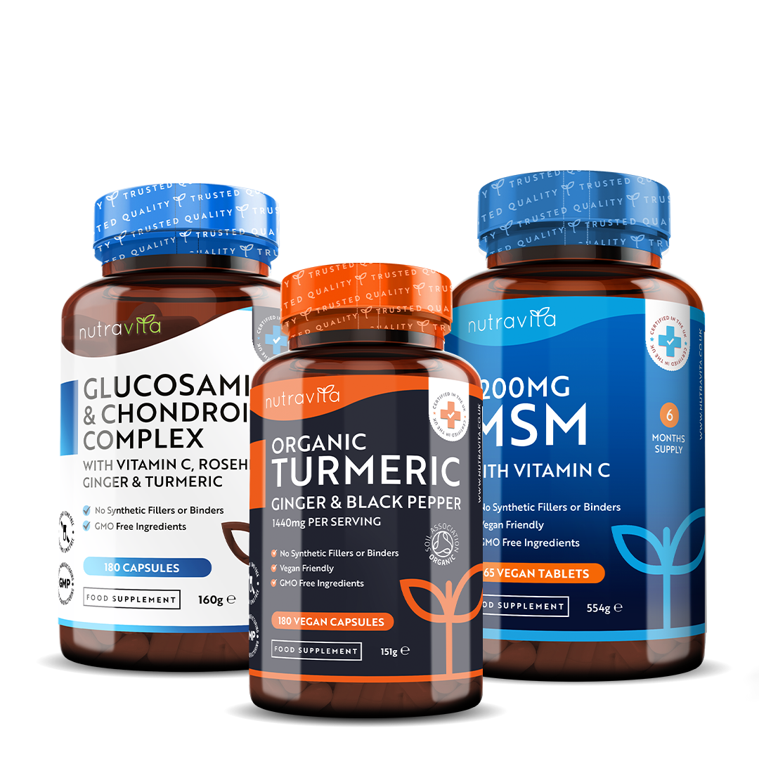 Joint Health Bundle with Turmeric, Glucosamine & MSM