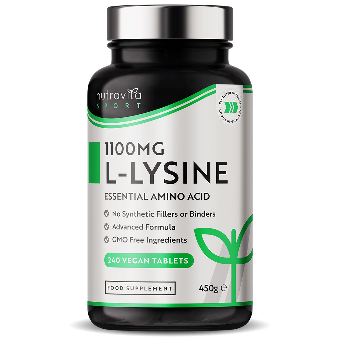 L-Lysine 1100mg 240 Vegan Tablets