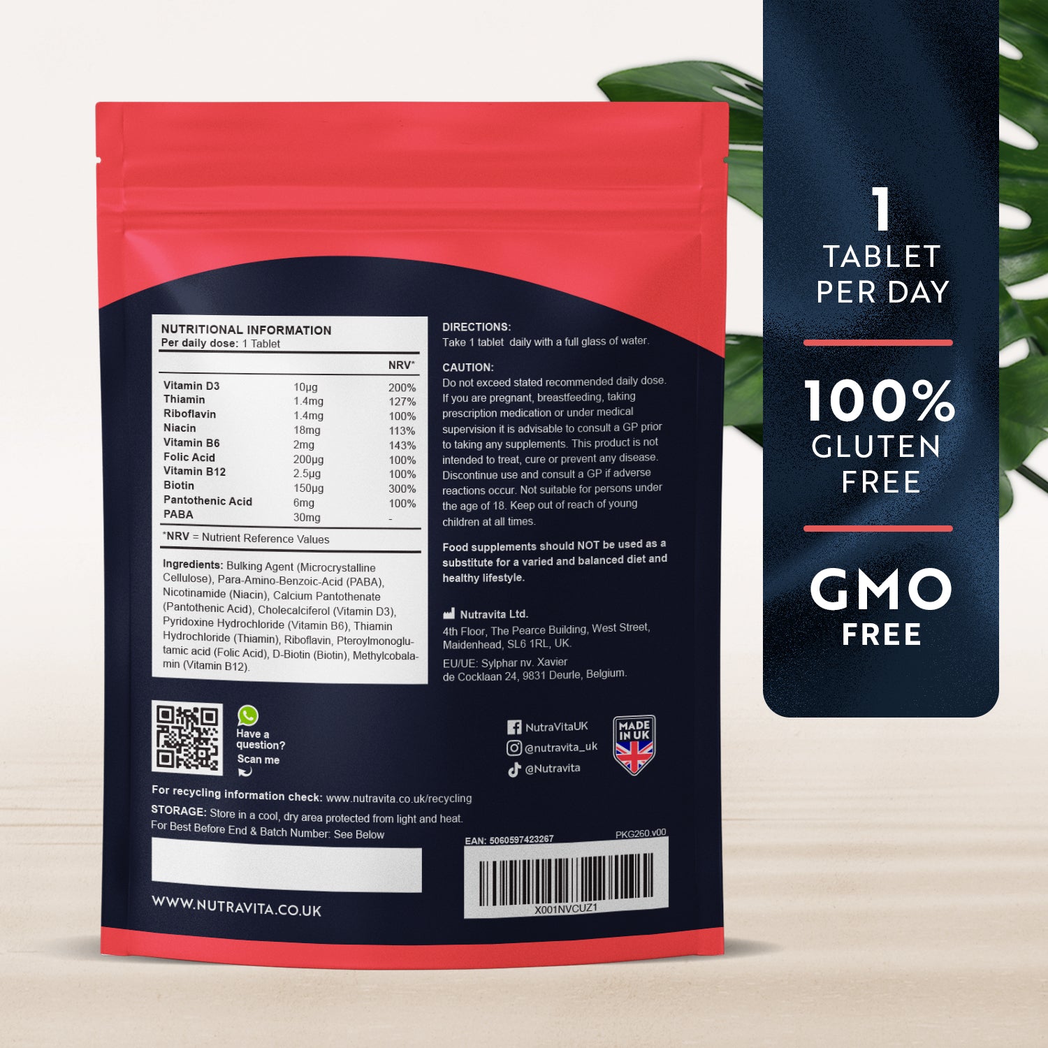 Vitamin B Complex with Vitamin D3