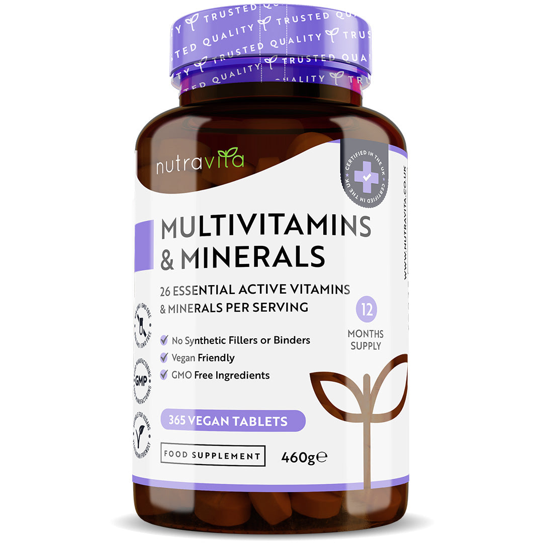 Multivitamins - 26 Essential Ingredients 365 Vegan Tablets