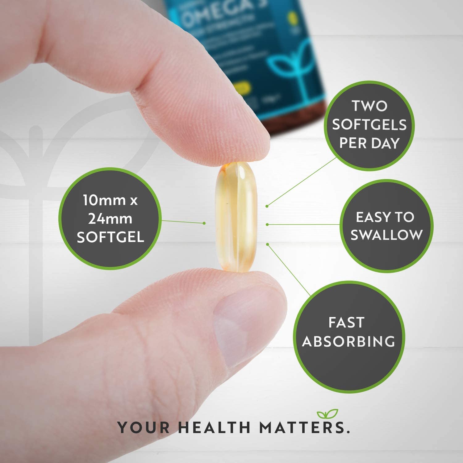 Omega 3 High Strength 1400mg 90 Softgels