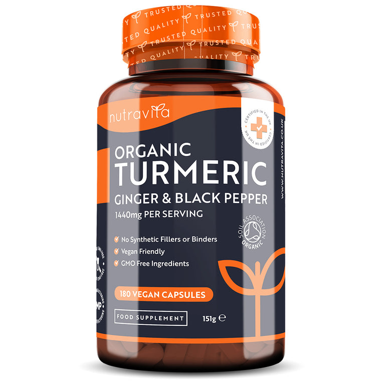 Organic Turmeric with Black Pepper & Ginger