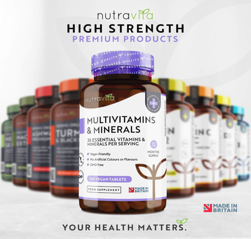 Multivitamins - 26 Essential Ingredients 365 Vegan Tablets