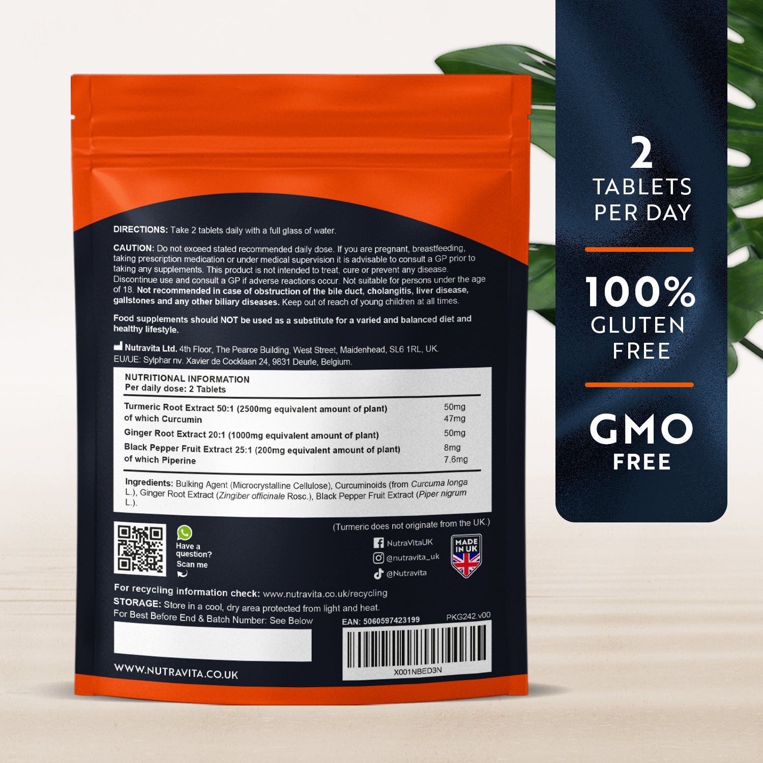 Turmeric 2500mg Essentials 180 Tablets