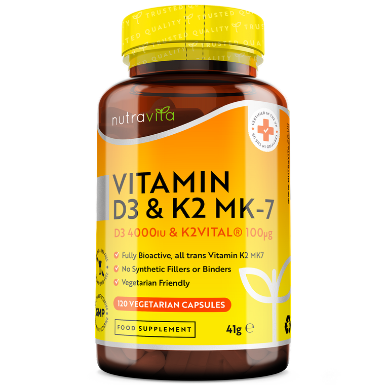 Vitamin D3 4000 IU & Vitamin K2 100ug MK7